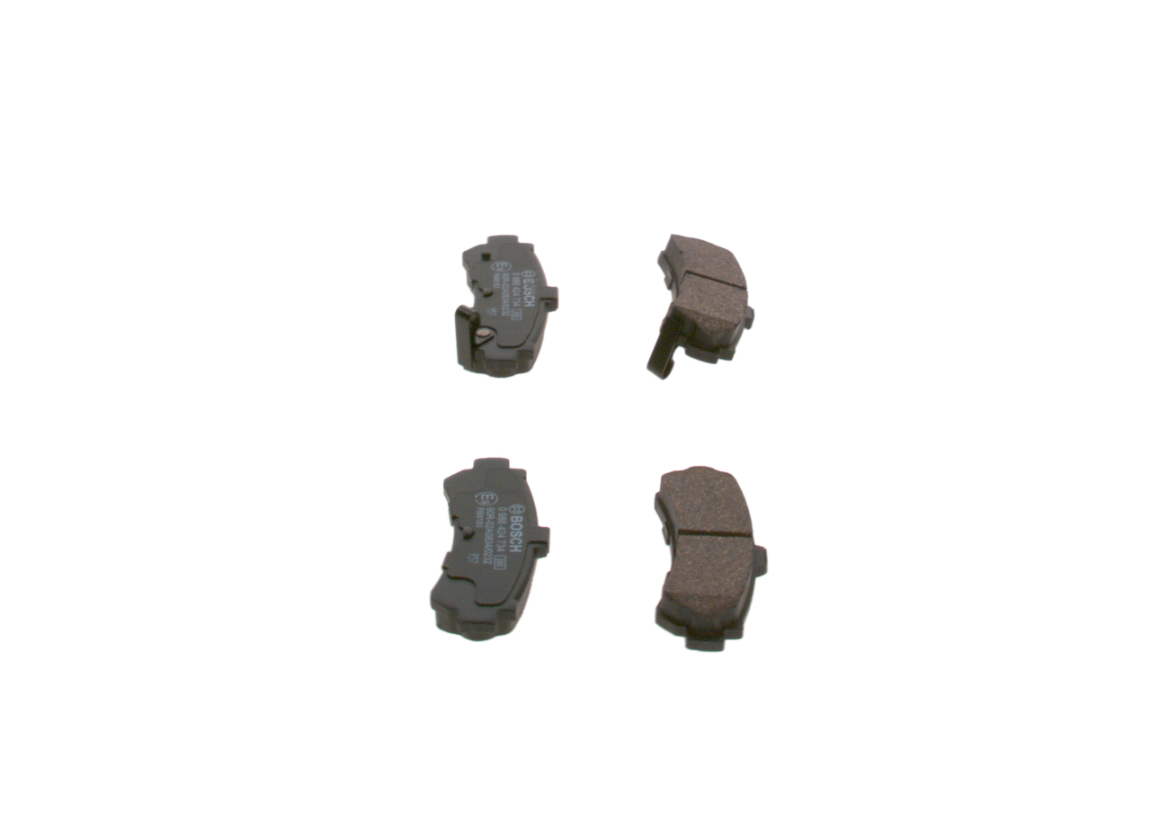 BOSCH 0 986 424 734 Bremsbelagsatz, Scheibenbremse