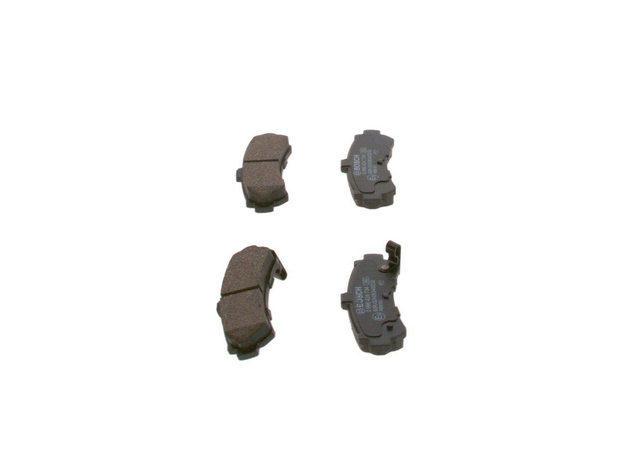 BOSCH 0 986 424 734 Bremsbelagsatz, Scheibenbremse