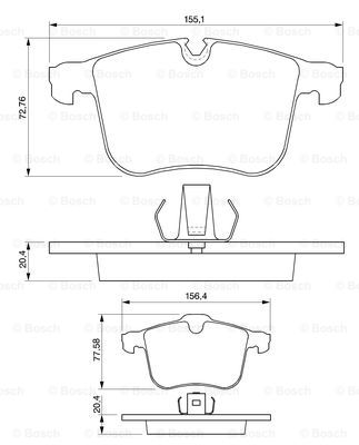 BOSCH 0 986 424 743 Brake...