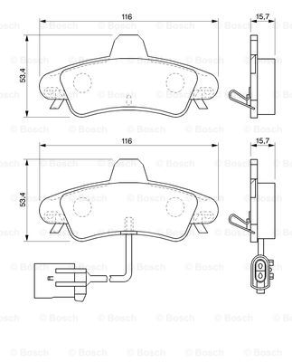 BOSCH 0 986 424 745 Kit...