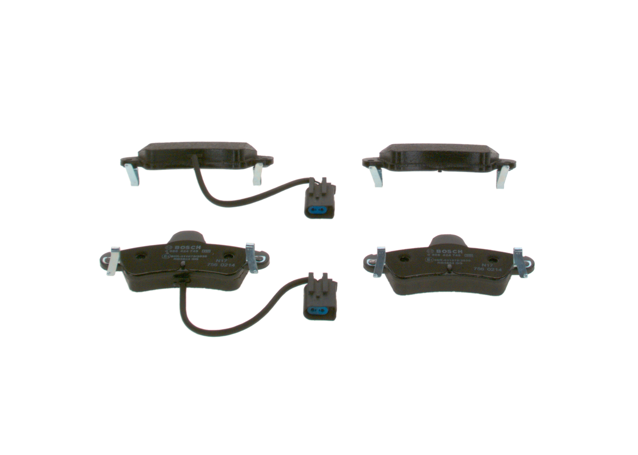 BOSCH 0 986 424 745 Bremsbelagsatz, Scheibenbremse