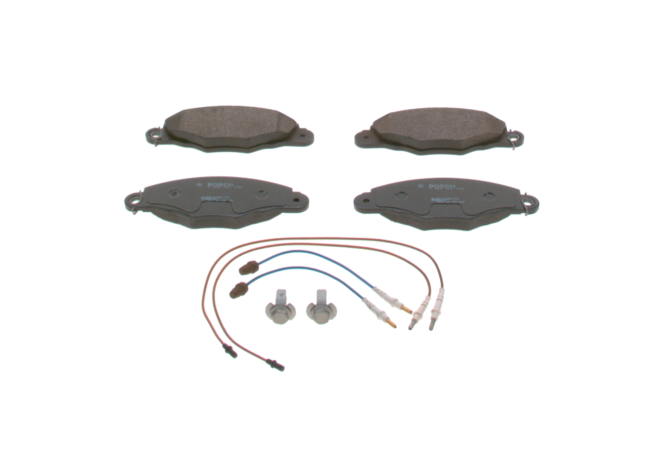 BOSCH 0 986 424 746 Bremsbelagsatz, Scheibenbremse