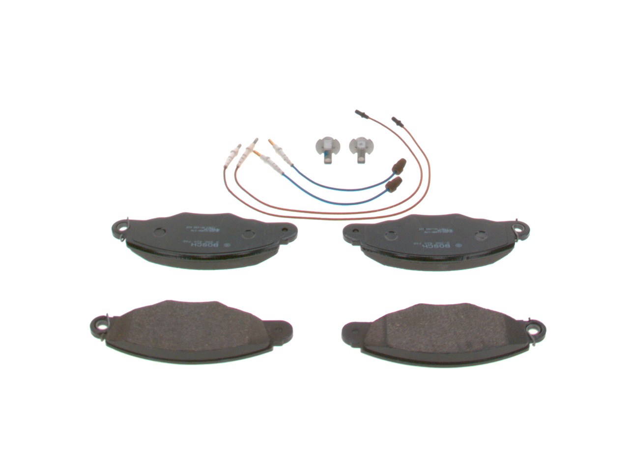 BOSCH 0 986 424 746 Bremsbelagsatz, Scheibenbremse