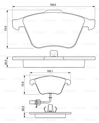 BOSCH 0 986 424 779 Brake...