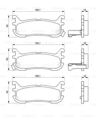 BOSCH 0 986 424 782 Brake...