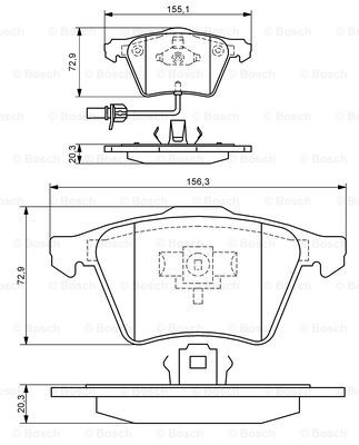 BOSCH 0 986 424 806 Brake...