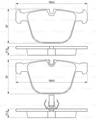 BOSCH 0 986 424 812 Brake...