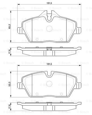 BOSCH 0 986 424 819 Brake...