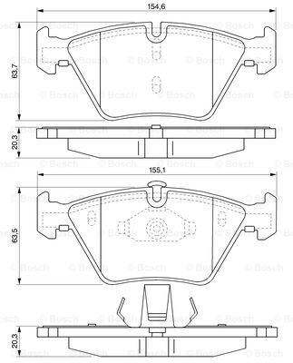 BOSCH 0 986 424 822 Brake...