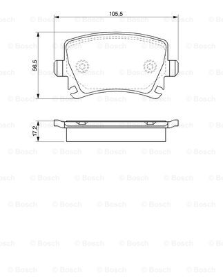 BOSCH 0 986 424 824 Brake...