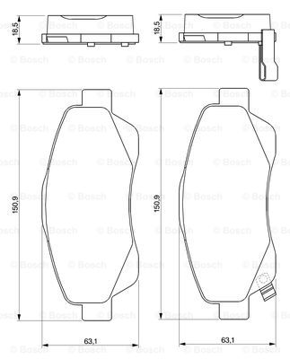 BOSCH 0 986 424 831 Brake...