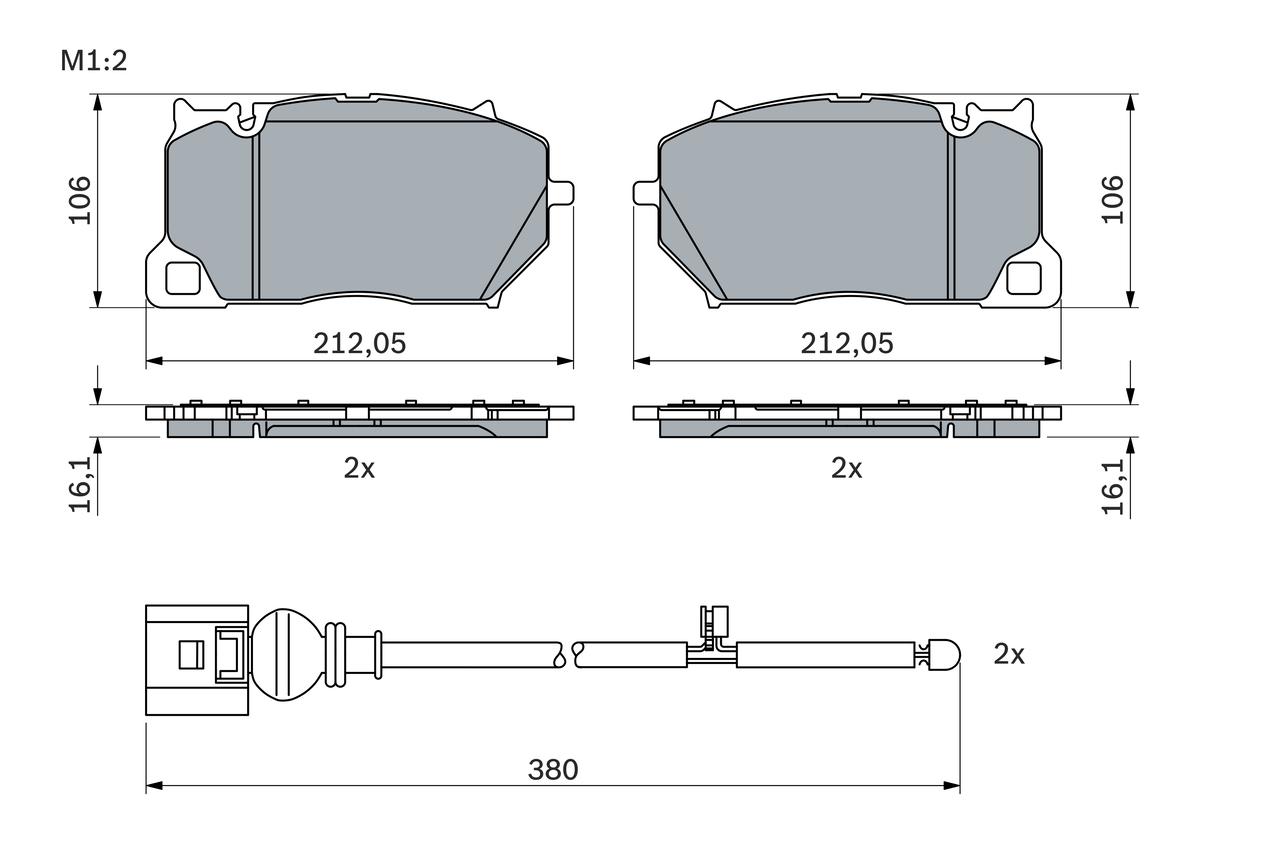 BOSCH 0 986 424 874 Brake...