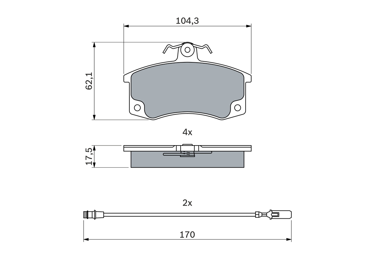 BOSCH 0 986 424 928 Kit...