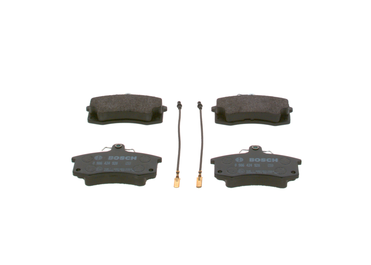 BOSCH 0 986 424 928 Bremsbelagsatz, Scheibenbremse