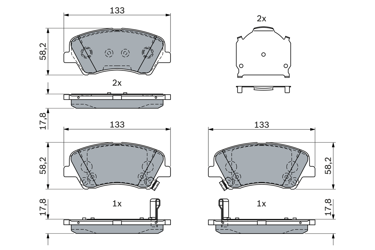 BOSCH 0 986 424 952 Kit...