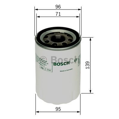 BOSCH 0 986 452 046 Oil Filter