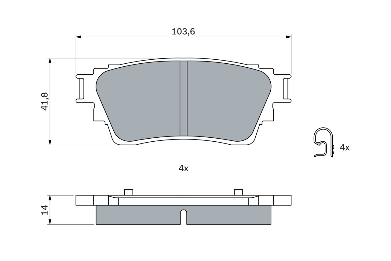 BOSCH 0 986 460 008 Sada...