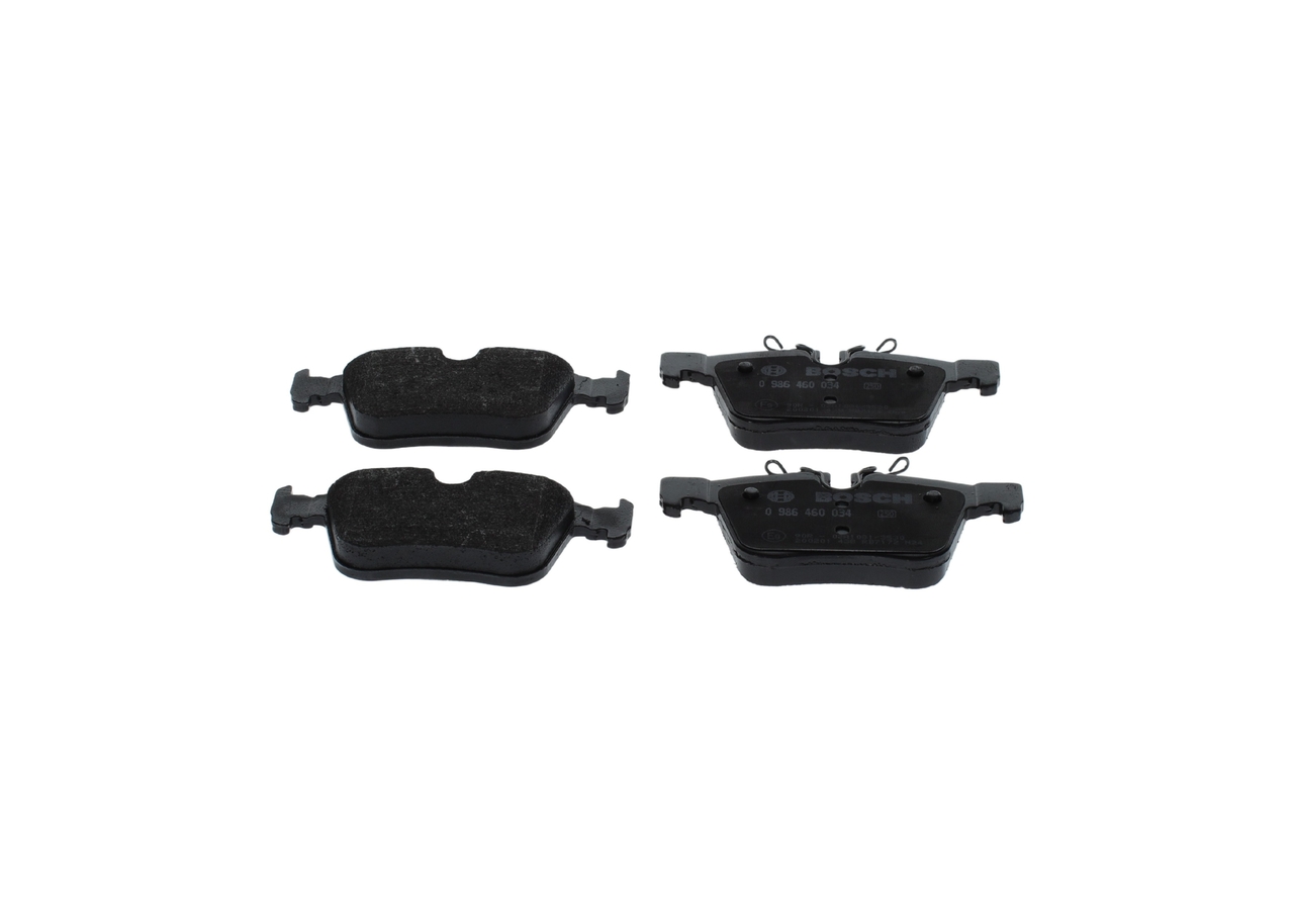 BOSCH 0 986 460 034 Bremsbelagsatz, Scheibenbremse