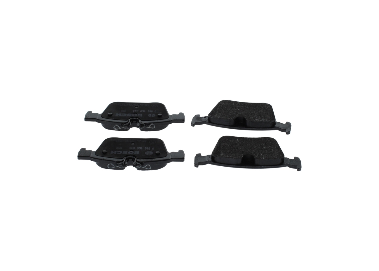 BOSCH 0 986 460 034 Bremsbelagsatz, Scheibenbremse