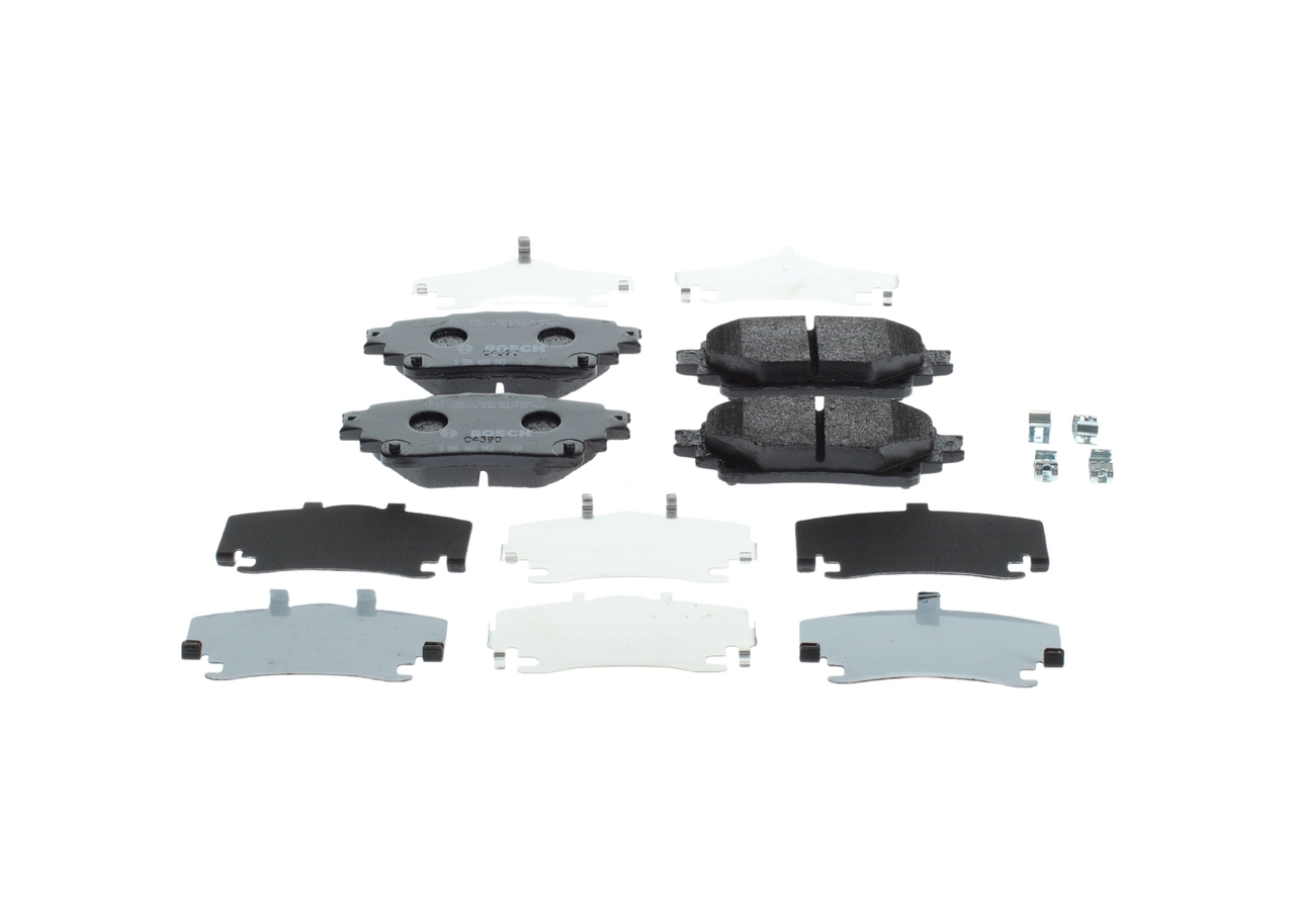 BOSCH 0 986 460 043 Bremsbelagsatz, Scheibenbremse