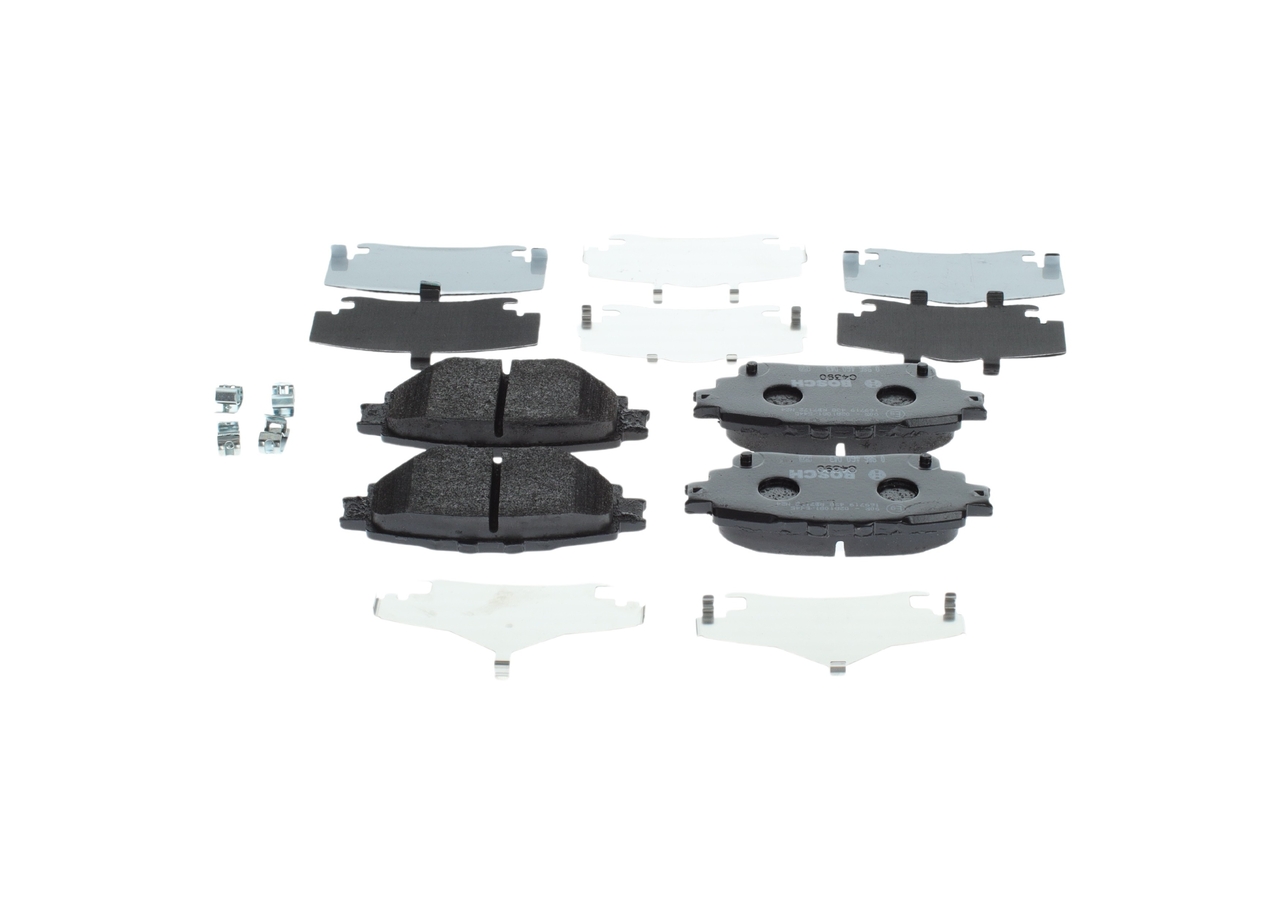 BOSCH 0 986 460 043 Bremsbelagsatz, Scheibenbremse