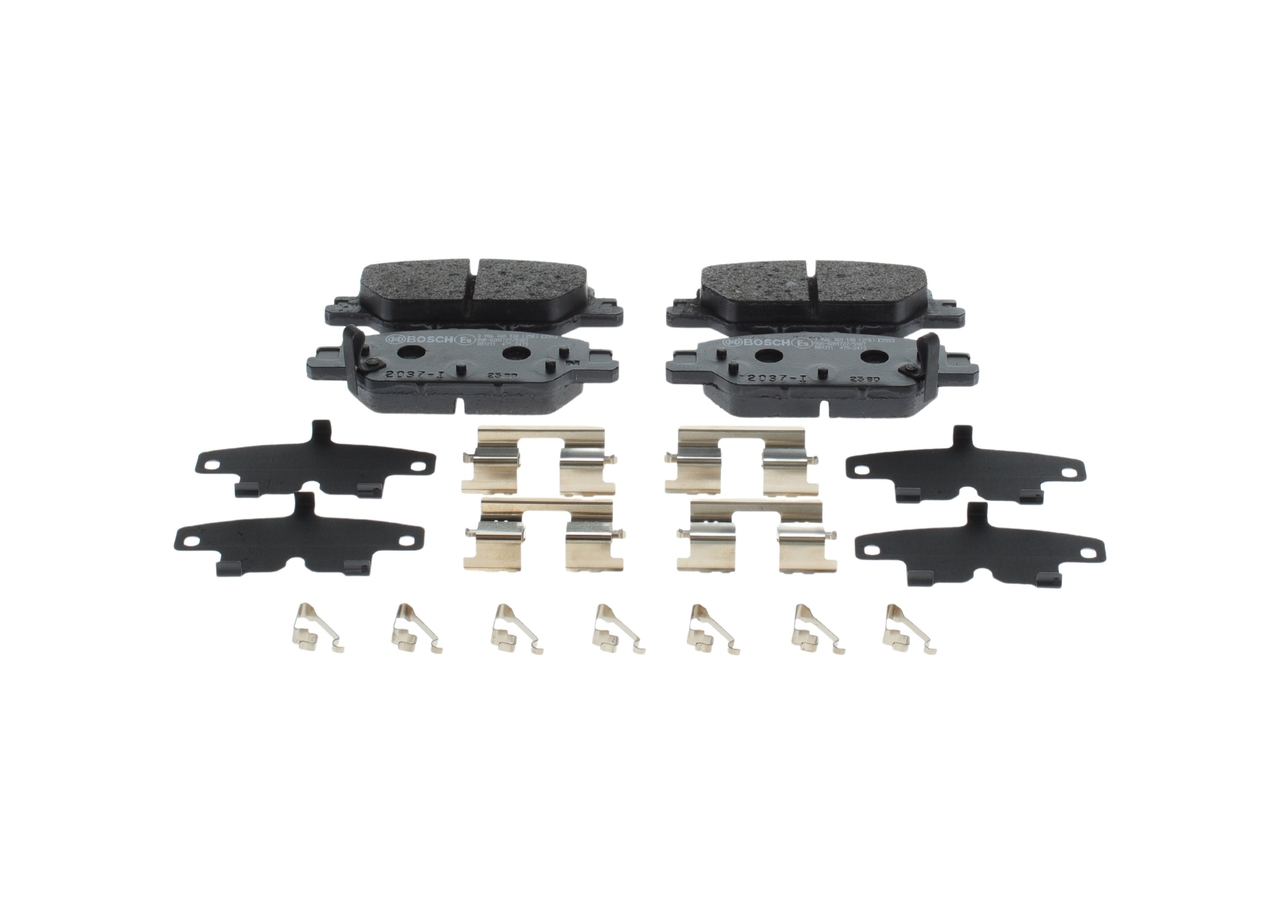 BOSCH 0 986 460 138 Bremsbelagsatz, Scheibenbremse