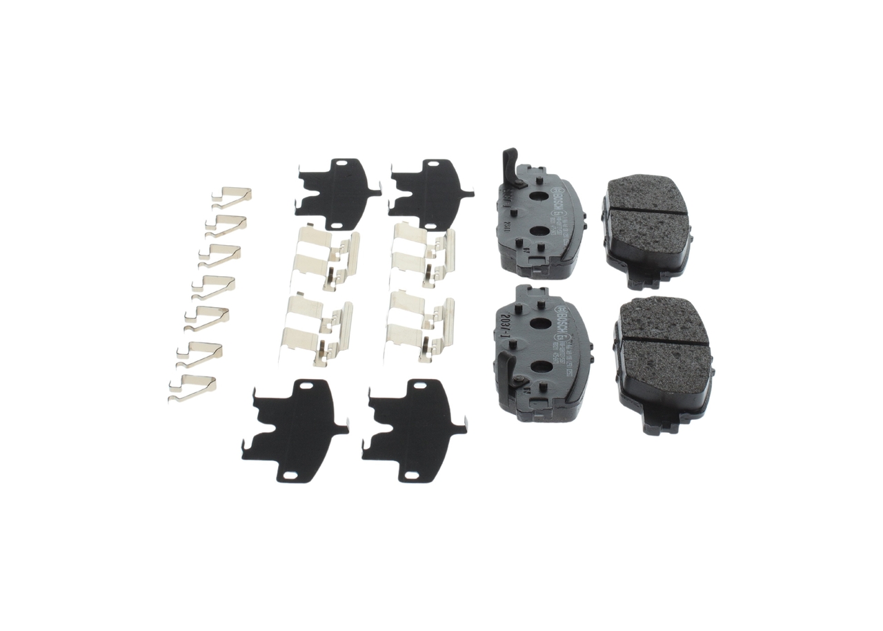BOSCH 0 986 460 138 Bremsbelagsatz, Scheibenbremse