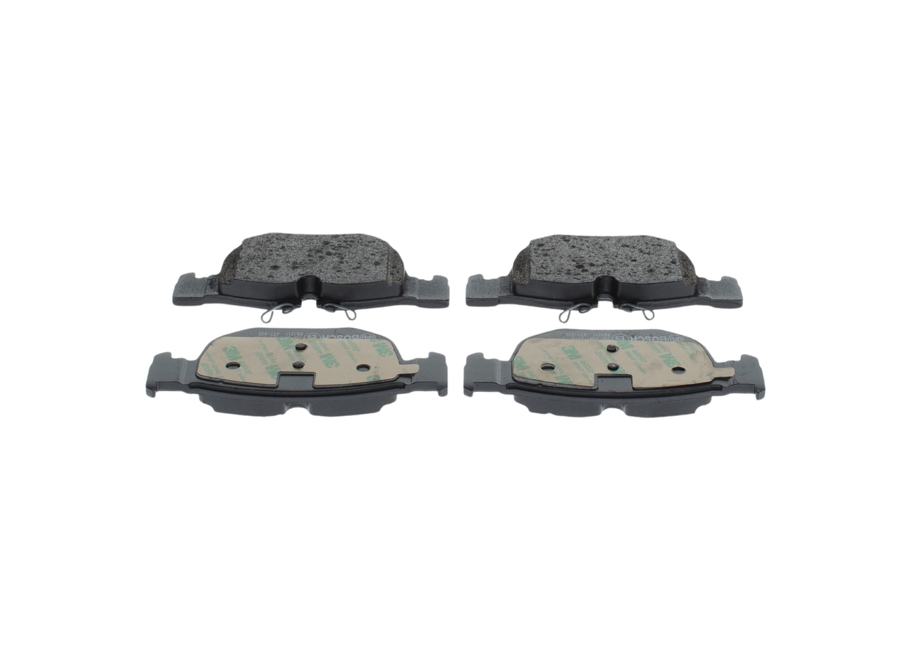 BOSCH 0 986 460 166 Bremsbelagsatz, Scheibenbremse