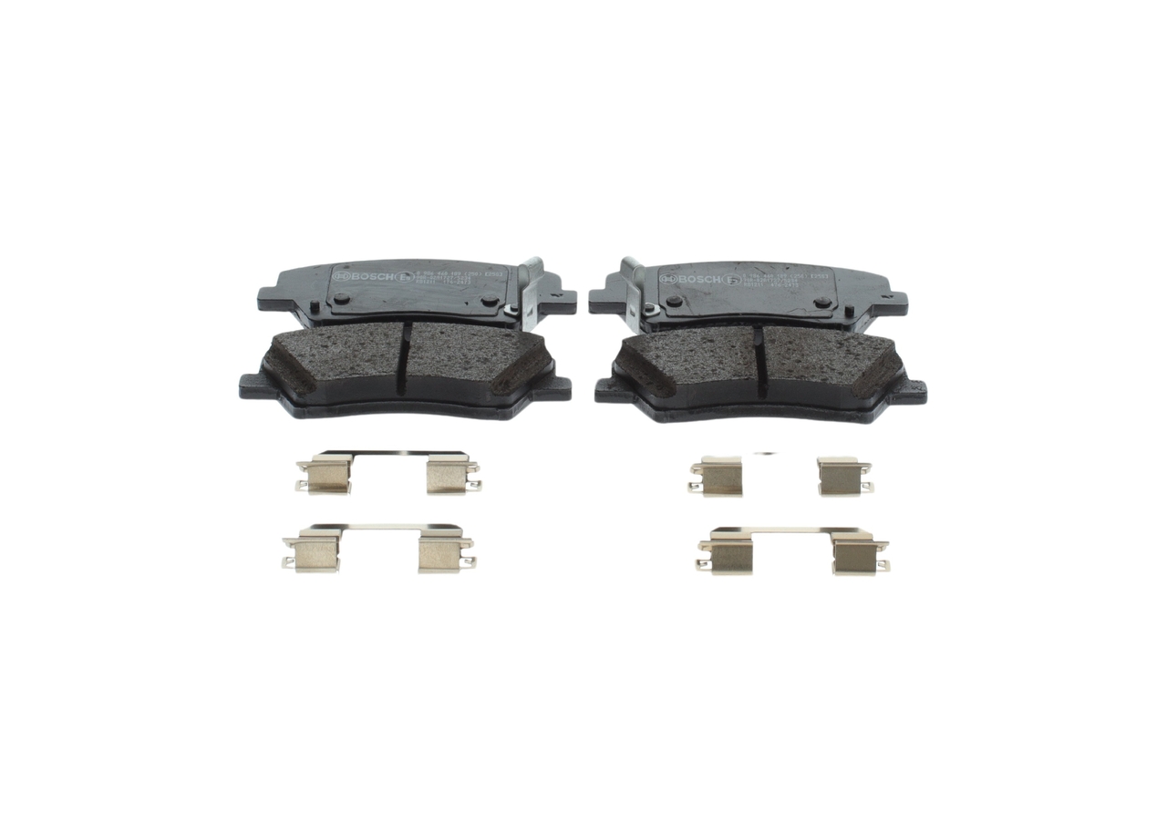 BOSCH 0 986 460 189 Bremsbelagsatz, Scheibenbremse