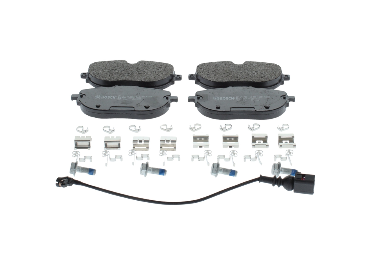 BOSCH 0 986 460 198 Bremsbelagsatz, Scheibenbremse