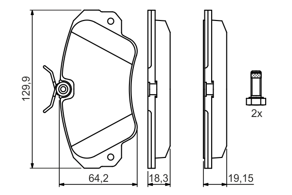 BOSCH 0 986 460 939 Kit...