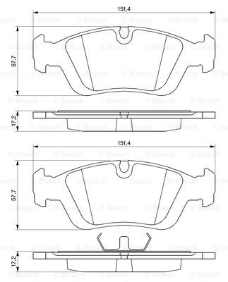 BOSCH 0 986 460 952 Brake...