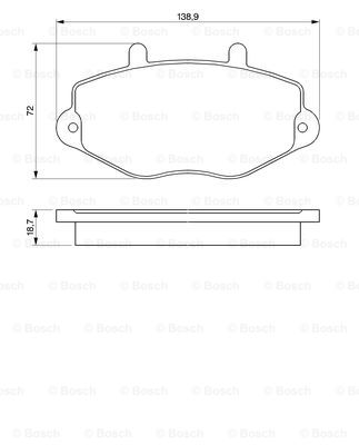 BOSCH 0 986 460 962 Brake...