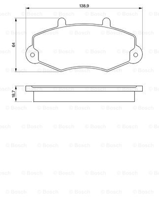 BOSCH 0 986 460 963 Brake...