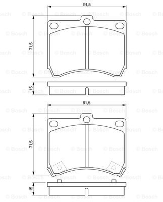 BOSCH 0 986 460 974 Sada...