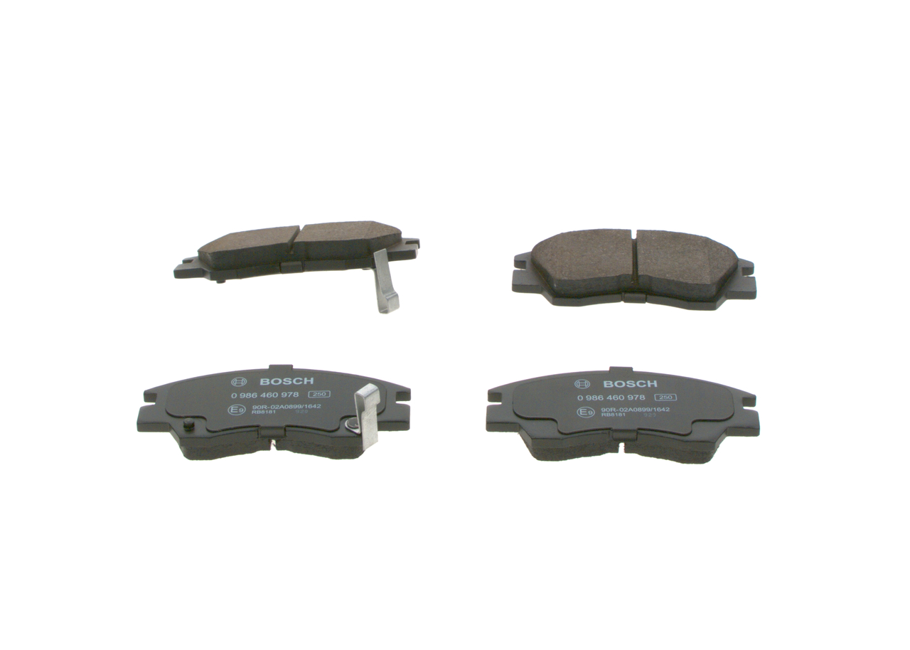 BOSCH 0 986 460 978 Bremsbelagsatz, Scheibenbremse