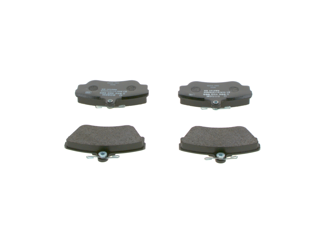 BOSCH 0 986 460 989 Bremsbelagsatz, Scheibenbremse