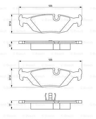 BOSCH 0 986 461 111 Brake...