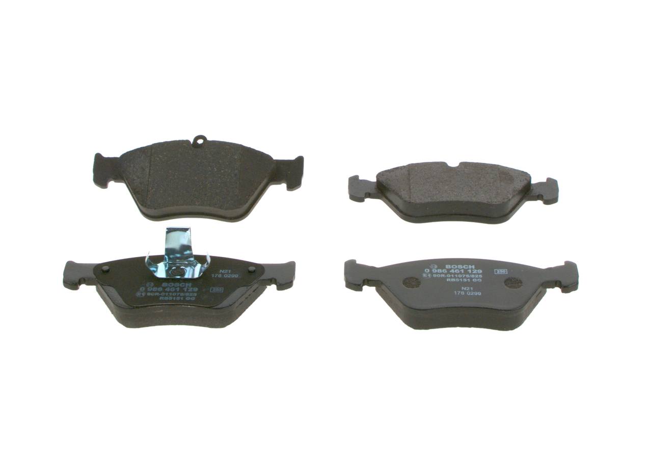 BOSCH 0 986 461 129 Bremsbelagsatz, Scheibenbremse