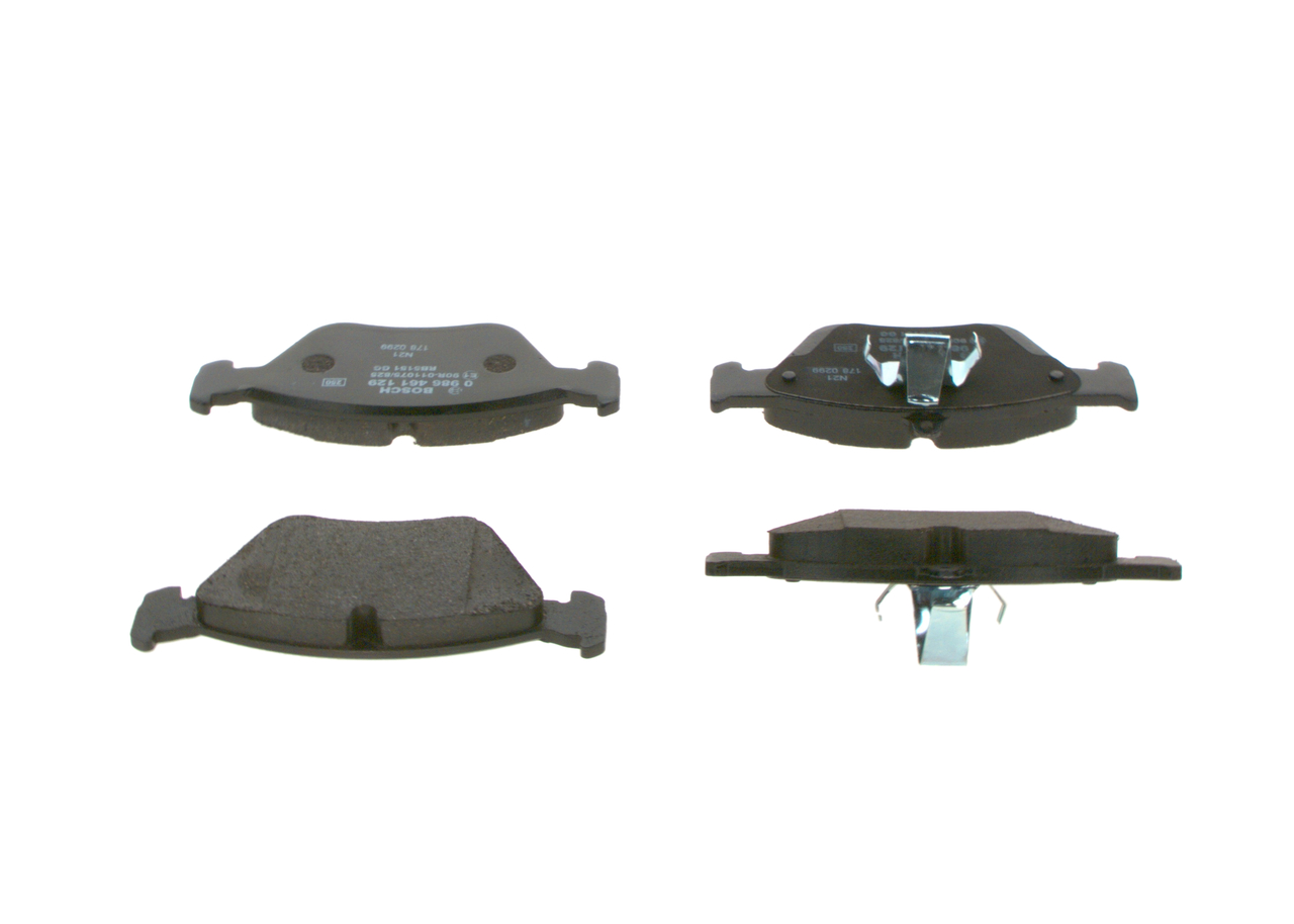 BOSCH 0 986 461 129 Bremsbelagsatz, Scheibenbremse