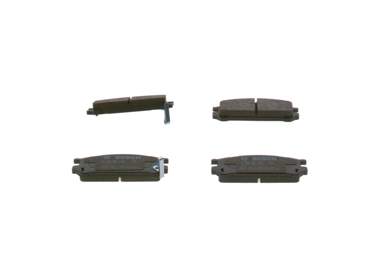 BOSCH 0 986 461 143 Bremsbelagsatz, Scheibenbremse