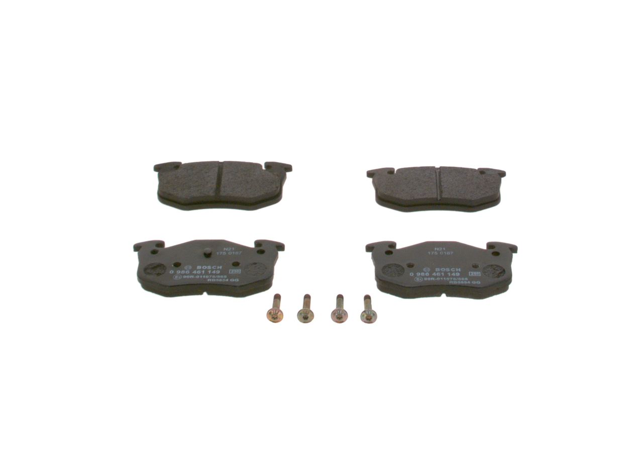 BOSCH 0 986 461 149 Bremsbelagsatz, Scheibenbremse