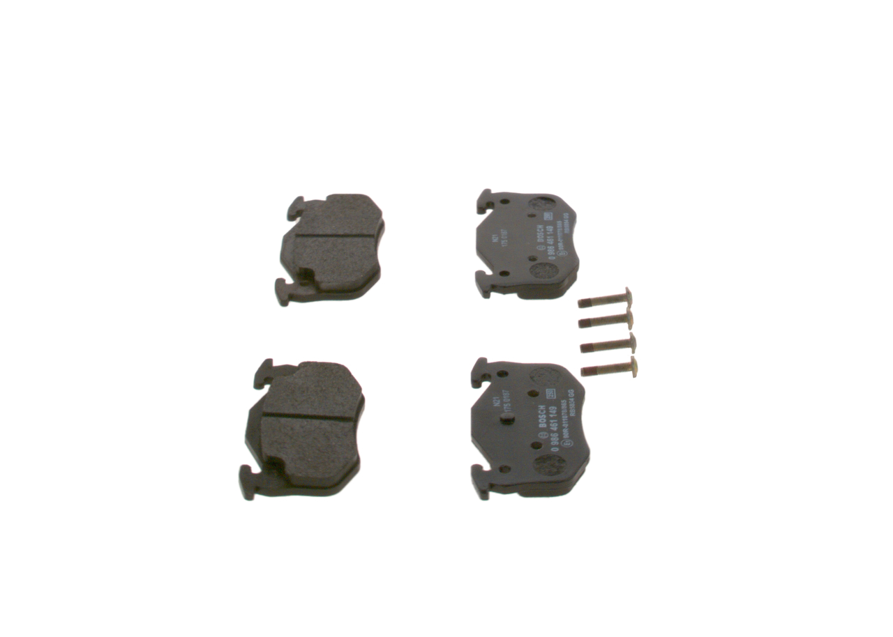 BOSCH 0 986 461 149 Bremsbelagsatz, Scheibenbremse