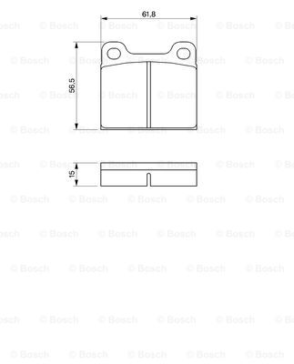 BOSCH 0 986 461 731 Brake...