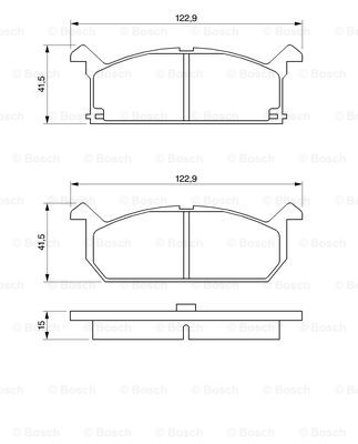 BOSCH 0 986 461 751 Kit...