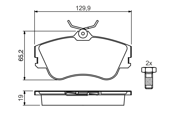 BOSCH 0 986 461 753 Kit...