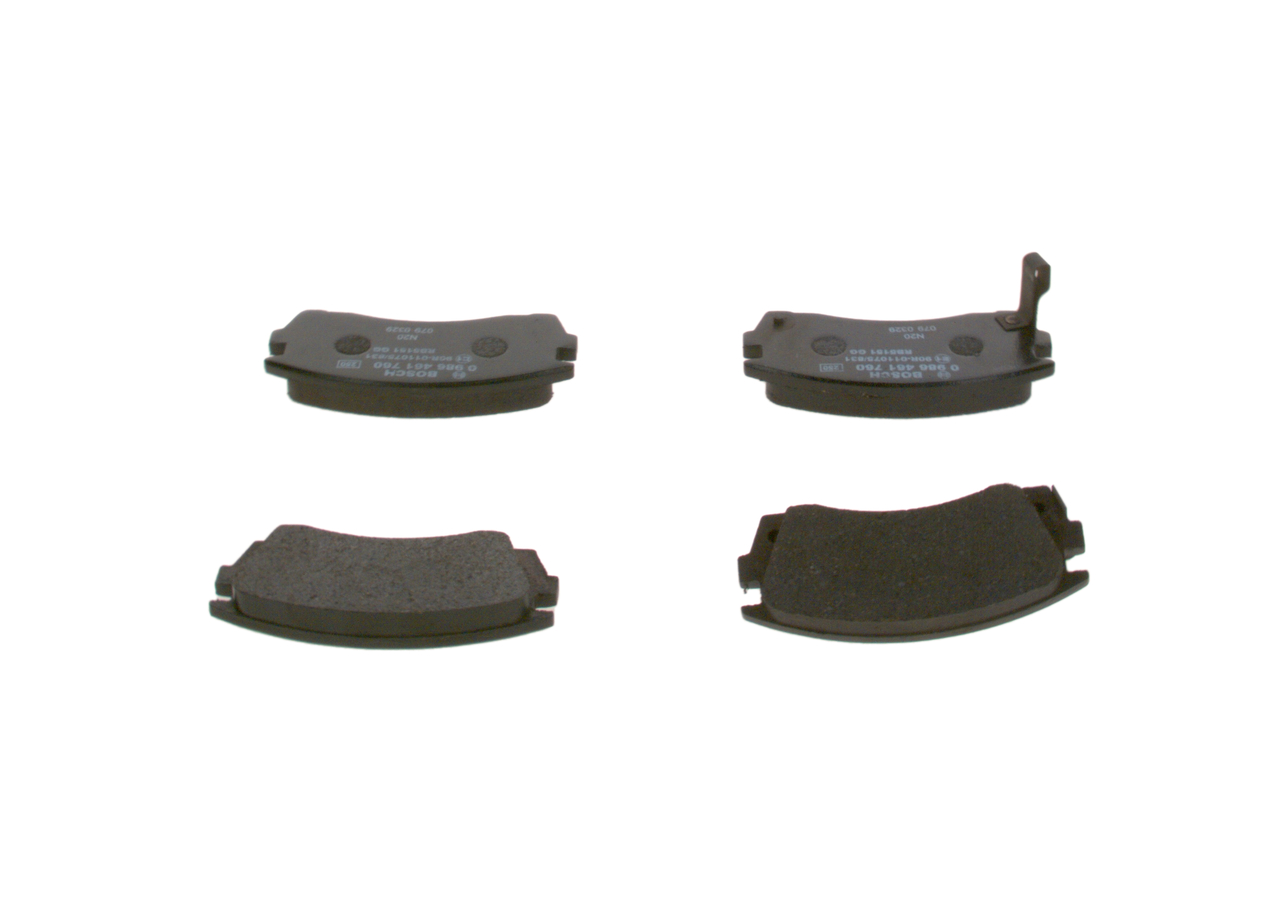 BOSCH 0 986 461 760 Bremsbelagsatz, Scheibenbremse