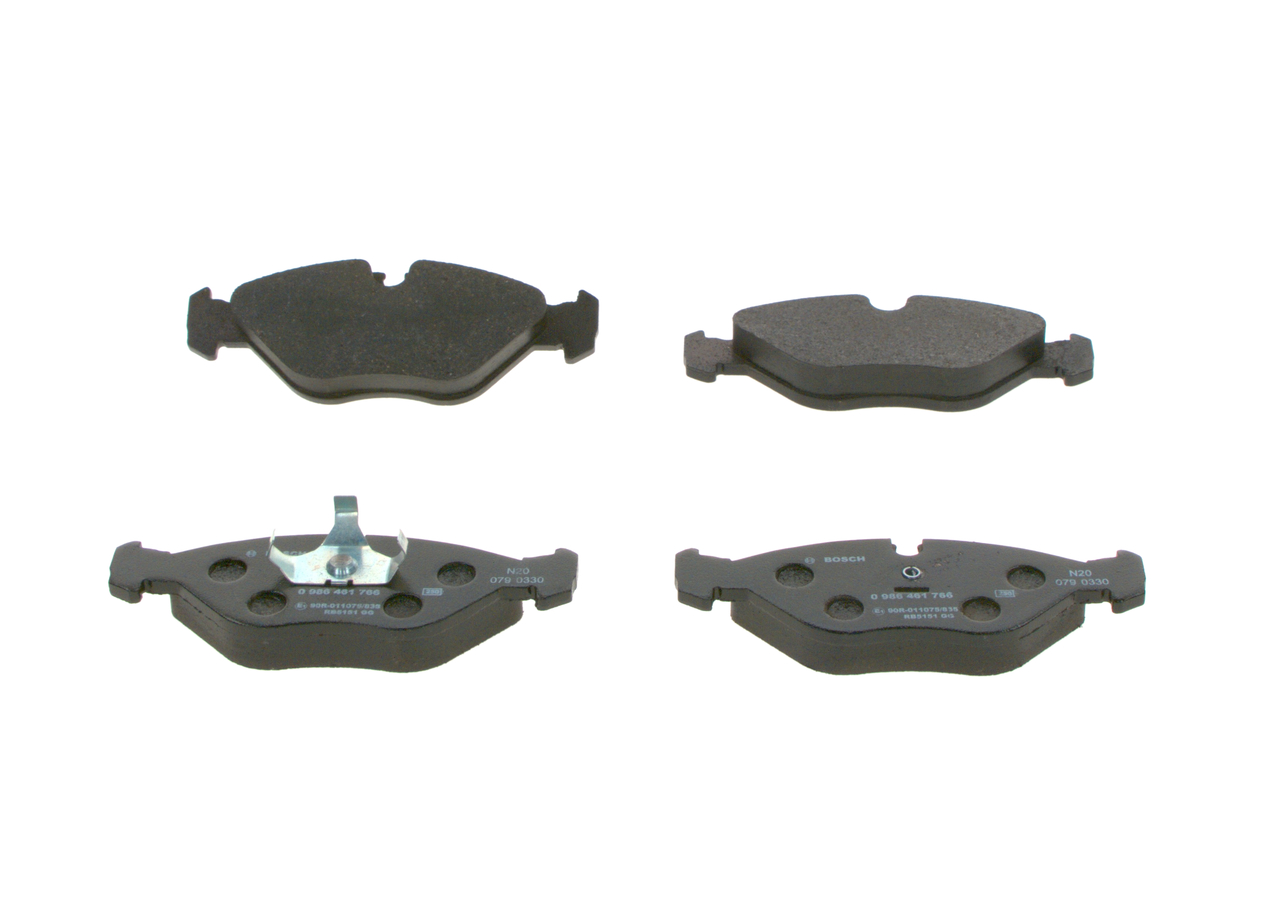 BOSCH 0 986 461 766 Bremsbelagsatz, Scheibenbremse