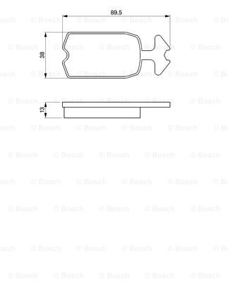 BOSCH 0 986 462 072 Brake...