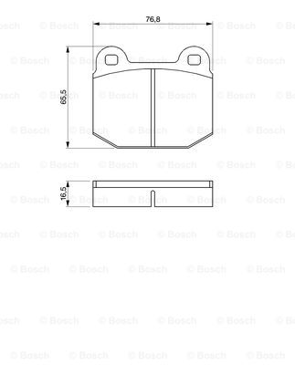 BOSCH 0 986 463 232 Brake...